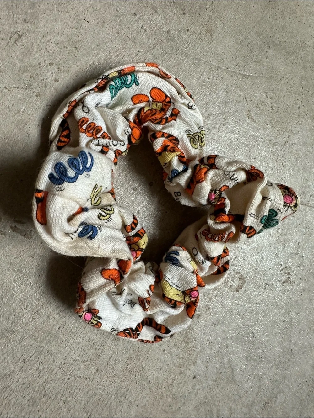 Vintage Disney Character Hair Scrunchie Bundle Tweety Bird Tigger Minnie Mouse
